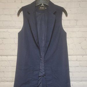 Do + Be Long Vest with Pockets Blue - Small